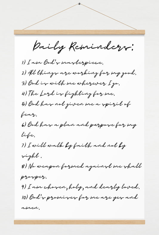 Poster: Truth to Carry You - Daily Reminders