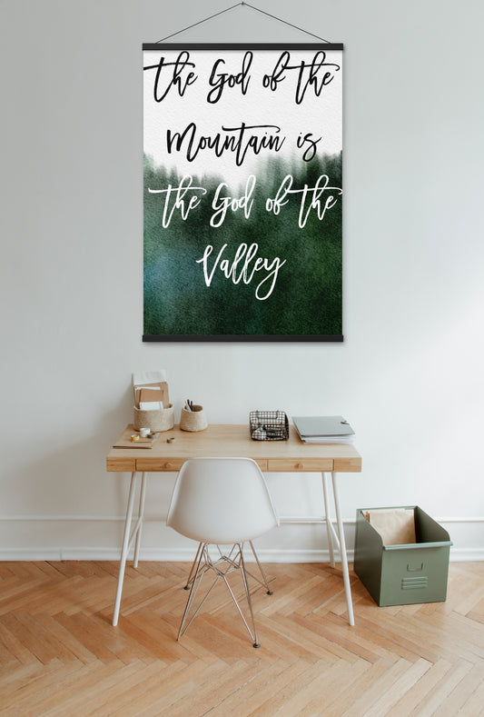 Poster: God of Mountains and Valleys