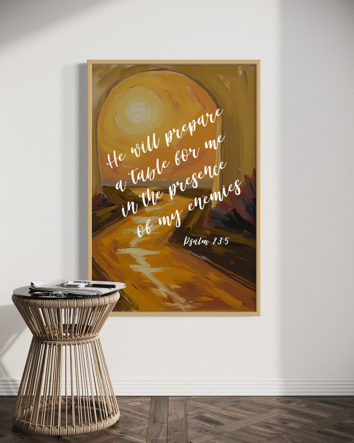 Psalm 23:5 Fine Art Print