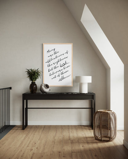 Psalm 34:19 Fine Art Print