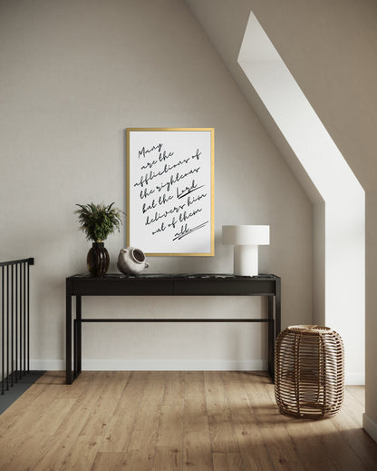 Psalm 34:19 Fine Art Print