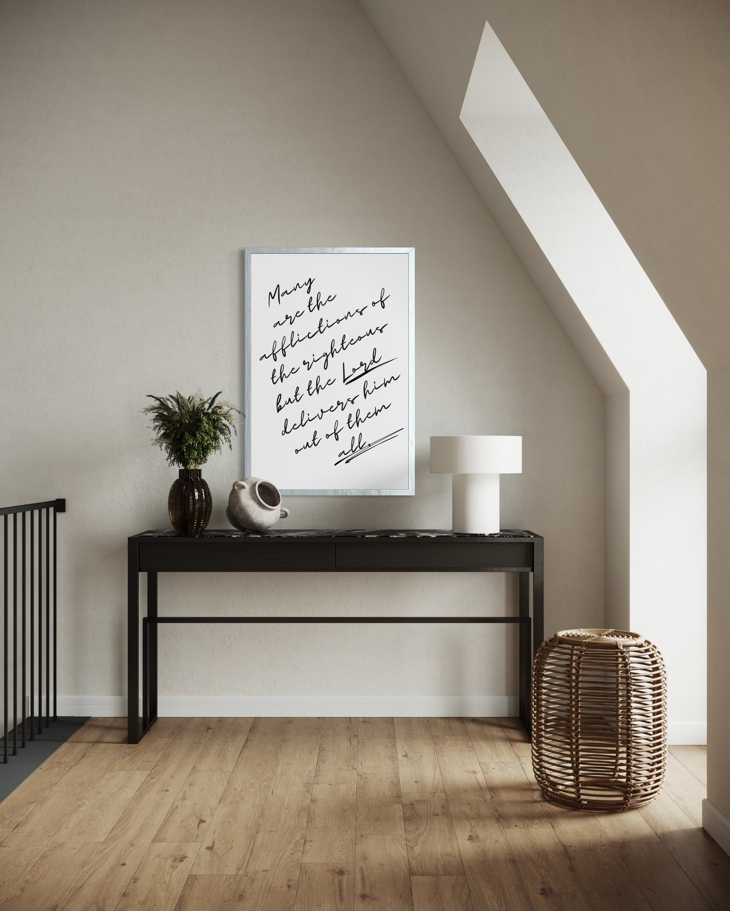 Psalm 34:19 Fine Art Print