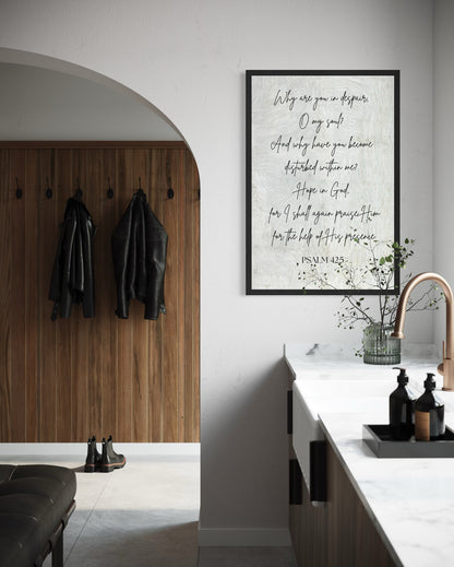 Psalm 42:5 Fine Art Print