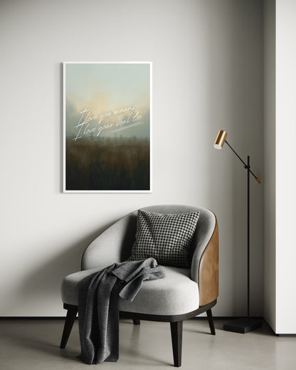 I Love Your Soul Too Fine Art Print