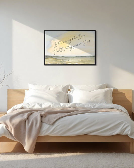 Eyes on Jesus Fine Art Print