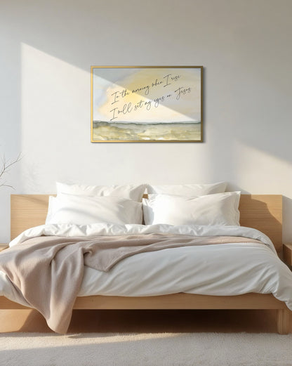 Eyes on Jesus Fine Art Print