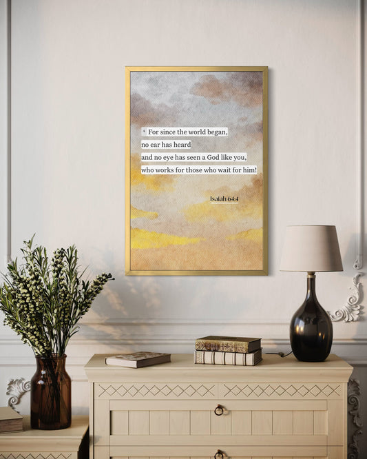 Scripture Fine Art Print: Isaiah 64