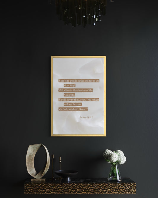 Scripture Fine Art Print: Psalm 91