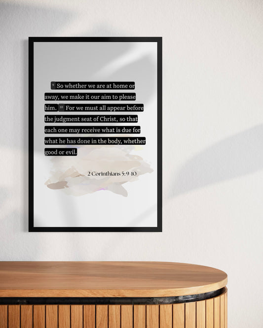 Scripture Fine Art Print: 2 Corinthians 5