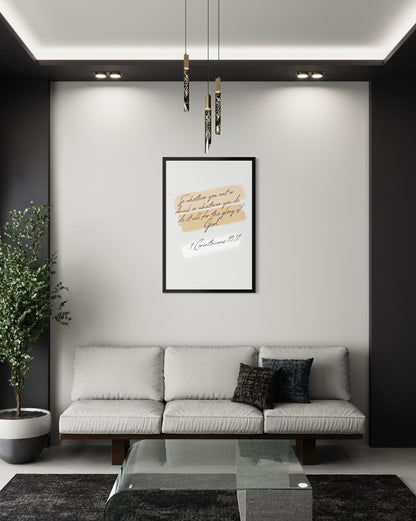 Scripture Fine Art Print: 1 Corinthians 10