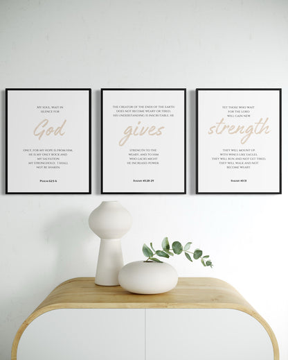 God Gives Strength Set