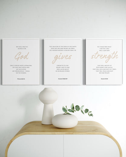 God Gives Strength Set