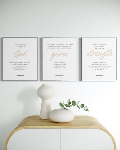 God Gives Strength Set