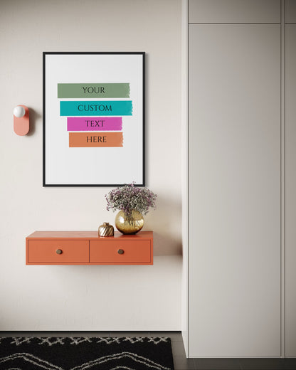 Custom Colorful Highlight Fine Art Print