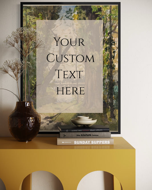 Custom Nature Background Fine Art Print