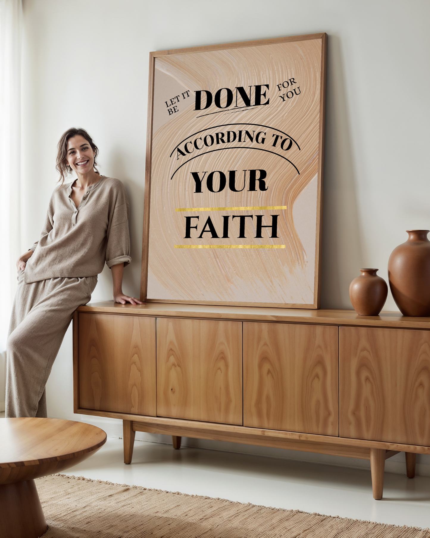 According to Your Faith Fine Art Print