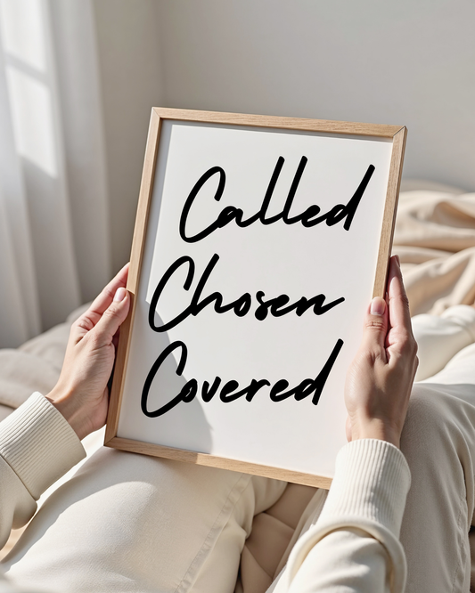 Called, Chosen, Covered Fine Art Print